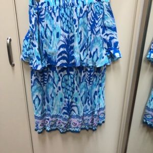 Lilly Pulitzer off the shoulder dress